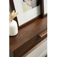 thumbnail image 4 of Kate and Laurel McCutcheon Mid-Century Floating Console Table for Entryway, 30 x 9 x 6, Walnut Brown, Decorative Transitional Floating Entryway Table for Use as Living Room Storage Wall Shelf, 4 of 11
