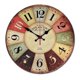 thumbnail image 1 of 12 Inch Retro Wooden Wall Clock Farmhouse Decor, Silent Non Ticking Wall Clocks Large Decorative - B, 1 of 5