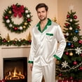 thumbnail image 5 of mgoYE Family Matching Pajamas Set Cotton Christmas Family PJs for Adults, Kids, Baby(Khaki,S), 5 of 6
