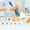 Blue, variant on Egg Whisk New Silicone Line Eggbeater Household Baking Small Clear Stick Manual Eggwhip,Green Kitchen Egg Beater