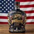 thumbnail image 2 of US 250th Anniversary Whiskey Bottle Collectible Decorative  - We The People 2026 Whiskey Bottle Historical Commemorative Bottle Independence Day Father's Day Gifts, 2 of 6