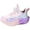 Pink, variant on Kids Platform Sneakers Boys Fashion Color Block Cushioning Thick Sole Running Shoes Comfy Arch Support Lightweight Trainers Basketball Shoes Pink 2.5 Big Kid