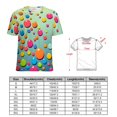 thumbnail image 2 of Colorful Dots T-Shirt O Neck Oversize T-Shirts Short Sleeve Classic Tees Women Summer Graphic Tops, 2 of 5
