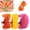 Yellow Orange Pink, variant on Eggshell Cracker | Stainless Steel Egg Separator and Shell Remover | Suitable for Raw and Cooked Eggs | Portable Kitchen Gadget (Yellow, 3PCS)