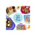 thumbnail image 6 of EasyLunchboxes - Original Stackable Lunch Boxes - Reusable 3-Compartment Food Containers for Kids and Adults - Bento Lunch Box for Meal Prep, School, & Work - BPA Free, Set of 10 (Jewel Brights), 6 of 8