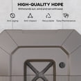 thumbnail image 6 of Outsunny 2-Piece Cantilever Offset Patio Umbrella Base Weight Set, 231 lb Heavy Duty Water or Sand Fillable Outdoor Offset Umbrella Weights, Brown, 6 of 9