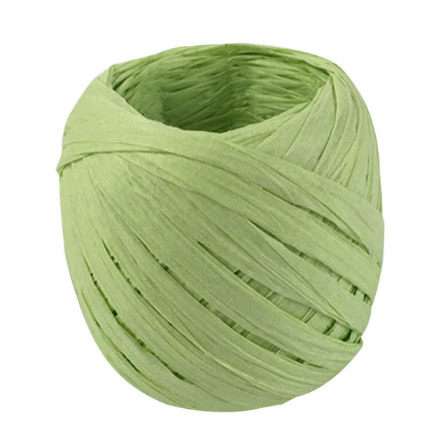 Heliisoer Ficelle de Raphia, Ruban de Raphia 20m pour Emballage Panier Cadeau d'Anniversaire & Boîte