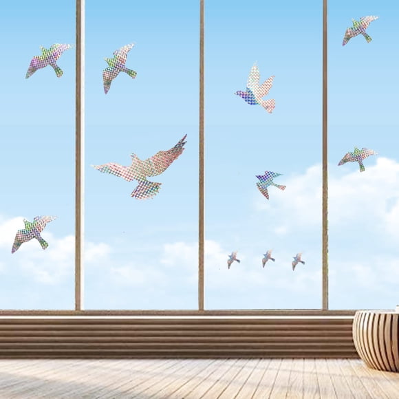Calcomanías anticolisión para ventanas y pájaros, de vidrio, Protec