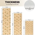 thumbnail image 4 of Yellow Lemon Fruit Trees Orange Pattern Kitchen Rugs Sets Of 3,Kitchen Runner Rugs Non Skid Washable,Decorative Kitchen Floor Mats for Kitchen,Sink,Laundry,17"x30"+ 17"x47" + 17"x59", 4 of 6