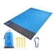 thumbnail image 2 of Manta de picnic, manta de playa, tapete duradero para exteriores, impermeable, plegable, para acampar Azul 200cmx210cm, 2 of 9