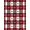 Red White, Pattern 1, variant on ODIKA 8'x10' Washable Area Rug Deep Red White Buffalo Plaid Design Festive Snowflake Accents Gingham for Living Room, Under Sectional, Family , Durable, Non-Slip
