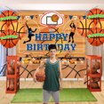 thumbnail image 7 of Basketball Party Decorations - 3 Pcs Basketball Tablecloths, 8 Pcs Foil Basketball Balloons Basketball Pattern Disposable Table Cover for Sports Event Game Day Basketball Birthday supplies, 7 of 7