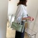 thumbnail image 5 of Bolso de hombro transparente para mujer, bolso de playa, bolso de mano, monedero portátil, decoración, verde Vogacara AP000905-03, 5 of 7