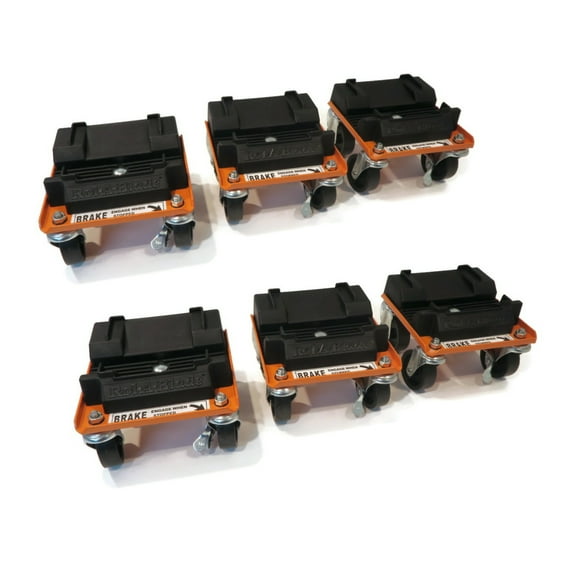 The ROP Shop 2 Pack - Buyers Products Universal Set of Rol-A-Blade Caster Dollies, 1310410