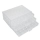 thumbnail image 1 of Caja De Almacenamiento De Pendientes De Acrílico, Soporte Organizador De Joyas De Acrílico Transparente De 3 Capas Y 72 Rejillas Con Tapa A Prueba De Polvo Para Collares Y, 1 of 7