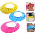 thumbnail image 2 of ShenMo Shampoo Cap Adjustable Shower Cap Soft Shower Cap Protective Soft Shower Cap (3pcs), 2 of 5