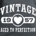 thumbnail image 3 of CafePress - Vintage 1957 Women's Dark T Shirt - Women's Traditional Fit Dark T-Shirt, 3 of 4