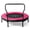 Pink, variant on Topbuy 40" Foldable Trampoline for Kids ASTM Certified Mini Baby Trampoline with Thick Foam Covered Handle Pink