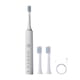 thumbnail image 2 of Cepillo de dientes eléctrico ultrasónico blanco - Cepillo de dientes de alta frecuencia con 3 cabezales, 6 modos para adultos y niños, 2 of 9