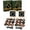 2-Set, variant on Magnetic Fridge Record Player, Mini NFC Music Box with 9 Programmable Vinyl Discs, 128MB Storage, LED Light