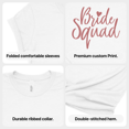 thumbnail image 5 of Bride Squad T-Shirt Bridesmaid Gift Bachelorette Party Wedding Group Tee, 5 of 6