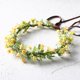 thumbnail image 2 of Diadema KorviShow con forma de corona de flores amarillas, diadema con forma de flor en forma de aliento para bebés, dulces, hechos a mano, para festivales, fiestas, vacaciones, cosplay, fotografía, 2 of 6