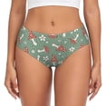 thumbnail image 1 of Balery Retro Hippie Groovy Mushroom Ropa Interior de Algodón para Mujer con Dibujo – Braguitas Cómodas y Elásticas, Estilo Clásico-Medium, 1 of 6