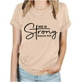 thumbnail image 1 of Blouses pour Femmes Hauts Imprimés Manches Courtes Blouse Col Rond T-Shirt Hauts, 1 of 1