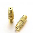 thumbnail image 5 of 20PCS Brass Cord End Caps Jewelry Clasps Unique Jewelry Making Brass Screw Clasps Cord Ends for Bracelets Necklaces Silver, 5 of 5