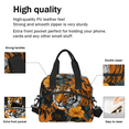 thumbnail image 5 of Herdesigns Tiger Insulated Lunch Bag for Women Men Adults Large Reusable Lunch Box Animal Leakproof Cooler Tote Bags with Adjustable Shoulder Strap, 5 of 7