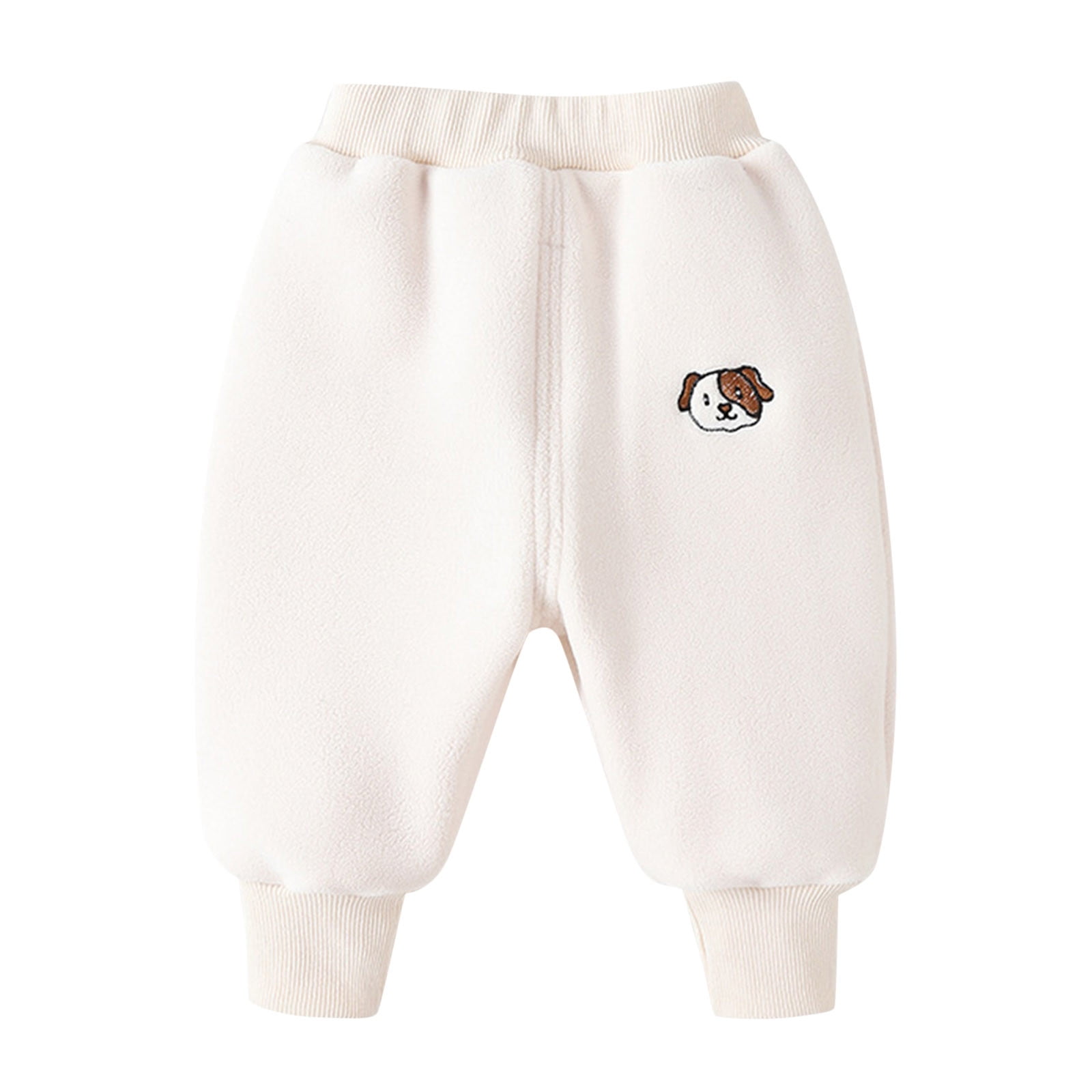 Otqutp Active Leggings Toddler Children Kids Baby Boys Girls Thicken Thermal Cartoon Animals Pants Trousers Clothes 6M to 4 Years(,12-18 Months)