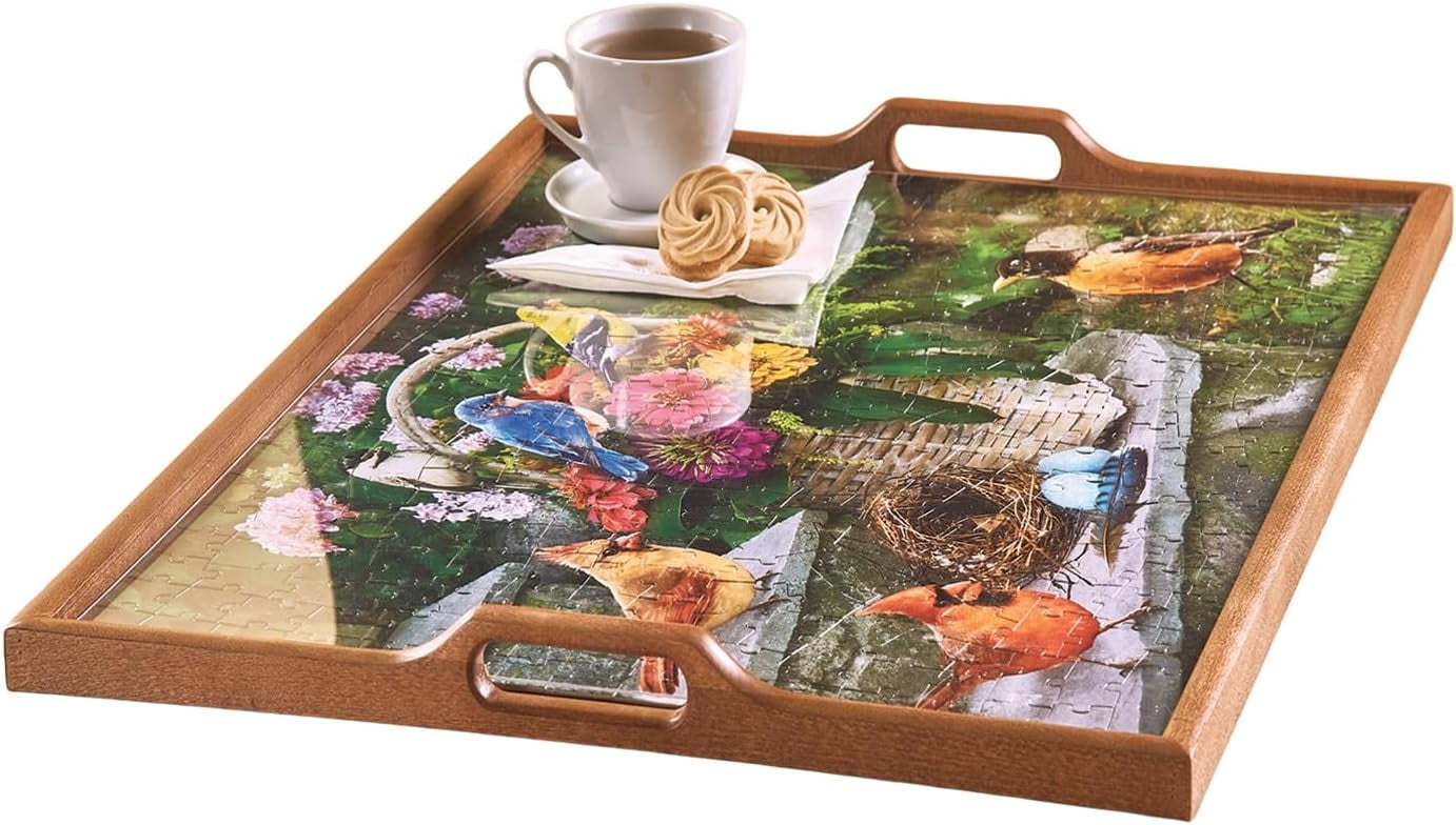 1000-Pc Tilting Puzzle Board with 4 Drawers & Cover, Adjustable