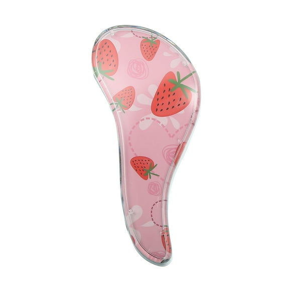 unique bargains tangle shower hair wonder handle detangle brush comb strawberry pattern