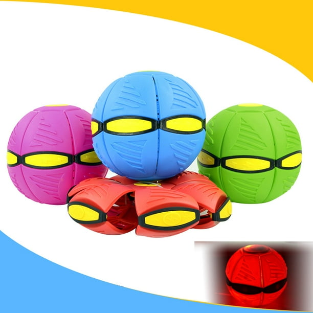 Magic Flying Saucer Ball Deformation UFO Ball with LED Light and