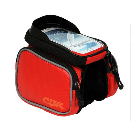 CBR Universal Touch Screen Waterproof Bag Saddle Bag Mountain Bike Bag for under 6 inch