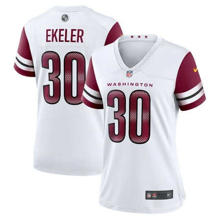 Women's Nike Austin Ekeler White Washington Commanders Game Jersey
