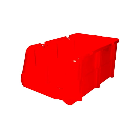 Stacking Bin Red 11" X 6" X 5"