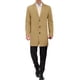 thumbnail image 2 of Abrigos de hombre INSPIRE CHIC de color sólido con cuello de muesca, de un solo botón, abrigo largo de invierno M color caqui, 2 of 7