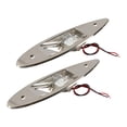 thumbnail image 4 of Terraxo 2x Lumière de Navigation Marine à LED Accessoire Acier Inoxydable Réparation Robuste Fournitures Professionnelles Lampe Indicateur Signal Lumière de Bateau, 4 of 8