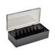 thumbnail image 4 of Organizador de pestañas, caja de almacenamiento de acrílico a prueba de polvo, profesional, con tapa, multiusos negro, 4 of 9