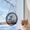 thumbnail image 4 of Customized Patriotic Eagle Hanging Stained Glass for Windows , Patriotic Eagle Hand-Painted Sun Catcher, Patriotic Eagle Garden Hangings Christmas, for Home Décor yX1BvK, 4 of 5