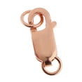 thumbnail image 6 of Metal Lobster Clasps Rotary Locks Swivel Clips for Necklaces Or Bracelets - Rose Gold, as described, 6 of 8