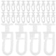 thumbnail image 5 of 50 ganchos de plástico para riel de cortina, accesorios para riel de cortina deslizante, riel flexible para ventanas, montaje en techo, sistema de polea simple., 5 of 5
