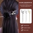 thumbnail image 3 of 6 horquillas de estilo chino para el pelo, palillos para niña, horquillas clásicas, palitos decorativos para el pelo, 3 of 8