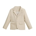 thumbnail image 2 of Coerni Boys Plaid Formal Blazer Lightweight Button-Down Suit Jacket with Flap Pockets Toddler & Teen School Sport Coats Wedding & Graduation, 2 of 7