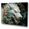 thumbnail image 2 of Designart "Jade Dragon China Art painting II" Chinese Wall Art Print, 2 of 5