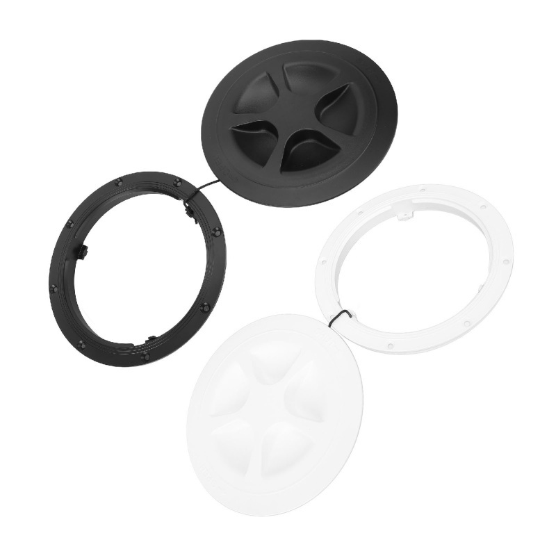 6 Inch Boat Deck Plate Round Circular Type Inspection Lid Detachable Cover for Marine Yacht Kayak Marine Accessories