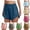 Navy, variant on Womens Gym Running Shorts with Zipper Pockets Summer Casual Running Short Breathable Activewear Pants Quick Dry Fitness Shorts for Workout Training Yoga Jogging Pilates