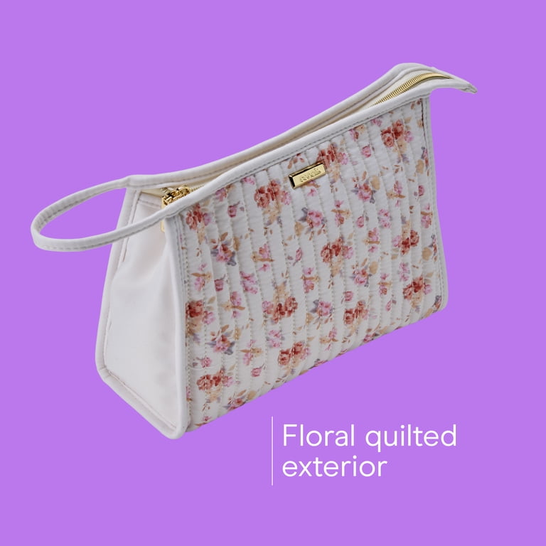 Conair Floral Quilted Clutch Cosmetic Organizer photo 3