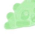 thumbnail image 4 of Alfombrilla de ducha para fregar pies, alfombrilla antideslizante, diseño montado en la pared, espalda y pies Verde, 4 of 5